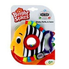 Bright Starts 9066 Цветная развивающая погремушка, Прорезыватель для зубов 