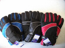 Ski Glove Water Proof - ūdensnecaurlaidīgie cimdi krāsa Black/Grey