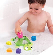 Munchkin Bath Shape Sorter Vannas rotaļlieta Bruņurupucis Šķirotājs