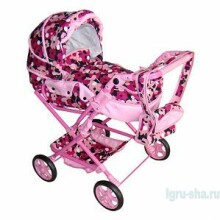 Wokke Pram Doll Stroller Maya Классическая коляска для куклы с сумкой