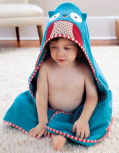 Vaikiškas kilpinis rankšluostis „Pippi“ su gobtuvu 83x83 cm