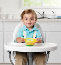 Munchkin 11382 Super Suction Bowl  Bērnu šķīvis ar gumijas piesūcekli un vāciņu