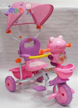 Baby Mix Froggy детский трехколесный велосипед с навесом