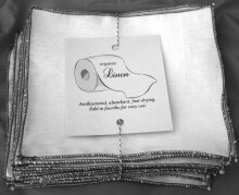 La bébé Boutique Eco 100% Natural Linen Organic linen cloth wipes Натуральная мультифукциональная накладка 1 шт. (L)