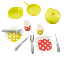 ECOIFFIER - Trauku komplekts plastmasas somiņā 8/910