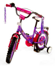 Baby Mix Art.UR-777G-12 Pink Vaikų dviratis (dviratis) su atsarginiais ratais