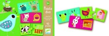 Djeco Art. DJ08164 Attīstoša rotaļlieta bērniem Puzzle Duo