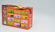 Djeco Art.DJ08157  Attīstoša rotaļlieta bērniem Puzzle Duo (12 det.)