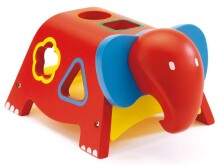 DJECO Attīstoša koka rotaļlieta Geo Elephant DJ06397