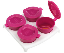 Tommee Tippee Baby food pots 4+ Баночка для пищи с крышкой 4+ 50 мл 