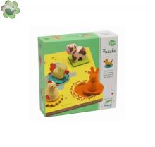 Djeco Art.DJ01030 Wooden Puzzles Развивающий 3D пазл Bildi