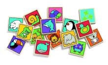 DJECO Wooden Puzzles Attīstošā puzle Memo nimo DJ01637