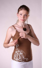 Топ Fancy Mom Ornament, на лямках, с встроенным бюстгалтером