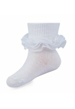 SOXO Baby 64116 Medvilninės stilingos kojinės su lanku 0-12 m.
