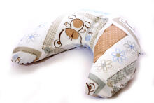 La Bebe™ Mimi ECO Pillow Art.9424 Random color Подкова для сна, кормления малыша 19*46cm, ECO
