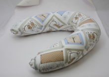 La Bebe™ Rich Cotton Nursing Maternity Pillow  Art.49528 Bears Light Cotton Подковка для сна / кормления малыша Art. Mitk. 30*175cm