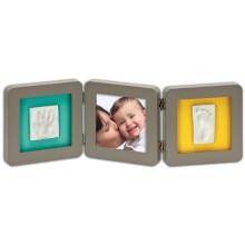 Baby Art 34120097 Hand & Foot double print (Lime) Рамочка тройная