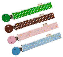 Hevea Hand made Knupja vai zobgraužama turētājs no  100% organiskas kokvilnas green (zaļš)