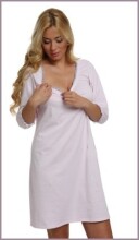 Italian fashion Luiza - Долорес ночная рубашка для беременных/кормящих размер рукав 3/4