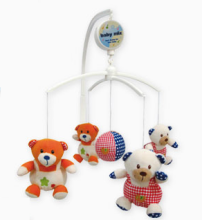 Baby Mix Musical Mobile Art.14309 Музыкальная карусель с мягкими игрушками