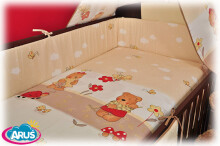  MimiNu Kokvilnas gultas veļas komplekts no 4 daļām ar kantīti 135x100