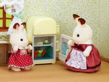 Sylvanian Art.2202 Šokolādes trušu māte ar ledusskapi