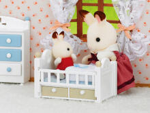 Sylvanian Chocolate Rabbit Baby Set Art.5017