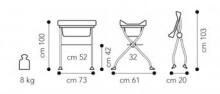 Brevi '16 Lindo Art. 567-558 Vanna ar pārtinamo galdiņu 