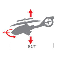Silverlit  Radiovadāmās rotaļlietas helikopters  Skywave Rider , 85974