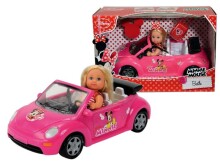 Simba 105747742 Minnie Mouse pelė Evi ir Steffi meilės lėlė automobilyje.