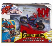 HASBRO - Spiderman Power Web Супер-паутина. Мотоцикл Человека-Паука A1505