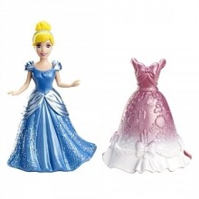 „Mattel Disney Princess Magic Clip“ „Pelenės lėlės“ menas. „X9404 Disney“ mini princesė