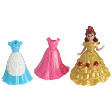 Mattel Disney Princess BBD31 Подарочный набор Дисней с мини-куклой и 2 доп. наряда