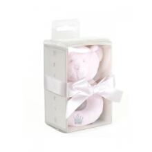 Teddykompaniet 5181 Prince/Princess, Rattle Pink