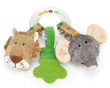 Teddykompaniet Diinglisar Wild, Ringrattle, Girafe Погремушка 'Жираф и тигр'