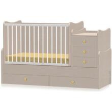 Lorelli Maxi Plus Art.56304 White Cappucino  Bērnu gulta-transformeris,