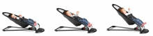 Babybjorn Babysitter Balance Mesh Silver/White Art.005029 Mazuļu kvalitātīvs, ergonomisks šūpuļkrēsliņš