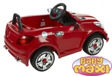 „BabyMaxi CLK Cabrio 852“ raudonas automobilis su akumuliatoriumi ir nuotolinio valdymo pulteliu