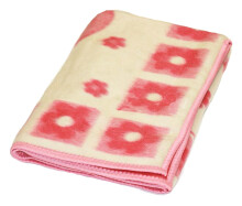 Urga Art.56952 Шерстяное Одеяло - плед 140x100cm Pink Sheep