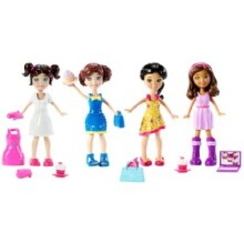 Mattel Polly Pocket Friends W8731 Кукла Полли и её друзья 4 шт.