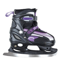 Spokey Felo Replacable Ice/Roller Skates 832218 Sieviešu melnas multifunkcionālās ledus slidas/skrituļslidas