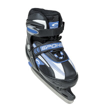 Spokey Felo Replacable Ice/Roller Skates 832218 Sieviešu melnas multifunkcionālās ledus slidas/skrituļslidas