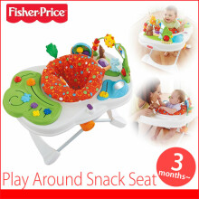 Fisher Price Educational Musical Seat Eat'n'Fun Art. Y5707 Bērnu krēsliņš, galdiņš Aktīvais centrs divi vienā