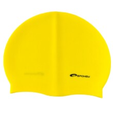 Spokey Summer Art. 85345 Augstas kvalitātes silikona peldēšanas cepure dzeltena