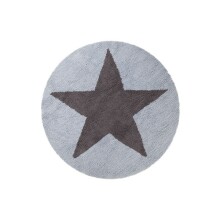 Reversible Star Lino-Gris Oscuro/ Linen-Dark Grey