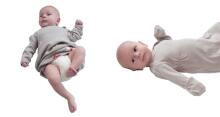 Lodger'14 Hopper Newborn Cotton Mountain HPN 038 kokvilnas guļammaisiņš ar rokām 50/62cm