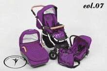 „AGA Design'14 Carina 3 in 1“ universalus vežimėlis Violetinė