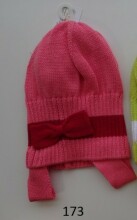 LENNE '14 - Rosie art.14274 (48-54 cm) Knitted cap Mazuļu adīta kovilnas cepure sasienamā, krāsa 173