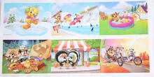 Midex Looney Tunes MDLTK01B Learning cubes