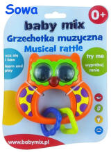 BabyMix Musical Rattle Art.KP-0684A  Музыкальная развивающая погремушка